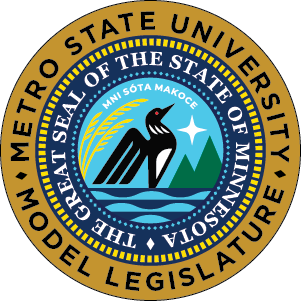 Metro State University Model Legislature Pin